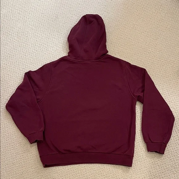Nike Kids Burgundy Hoodie - Picture 3 of 4